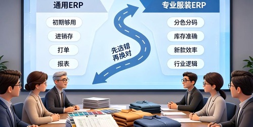 服装ERP和通用ERP的本质区别到底在哪？数据模型、业务逻辑与行业适配的深度差异