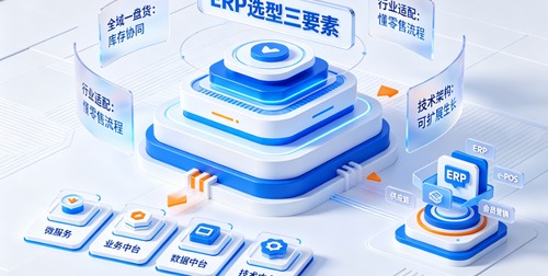 零售连锁门店扩张，原有进销存系统何时更换 ERP？选型首要考察维度