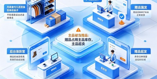 服装门店做买赠活动，赠品库存怎么自动扣？赠品成本怎么算？ERP系统真实案例拆解