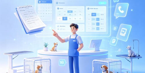 宠物店做洗护、美容、寄养，预约全靠微信和电话？线上预约系统怎么把77%的预约搬到线上？
