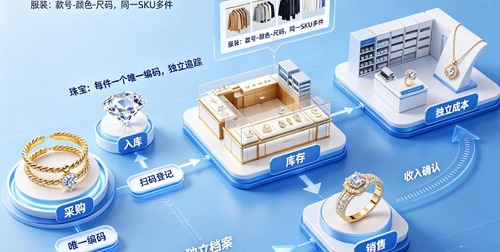 珠宝从采购入库到门店销售到售后维修，丽晶珠宝ERP如何通过“一物一码”实现全链路追溯？
