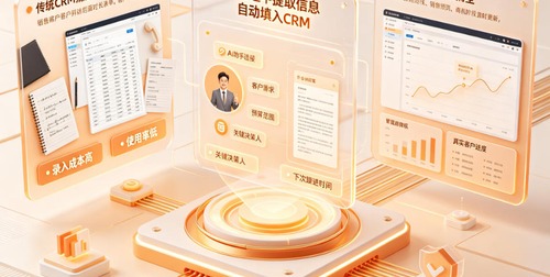 销售团队不愿用CRM因为录入太耗时？AI自动生成客户跟进记录，准确率能达到多少？