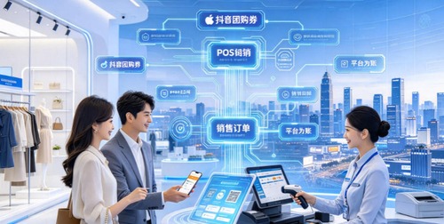 郑州服装门店做抖音团购券到店核销，还要店员手动操作？POS系统能不能直接扫码核销？